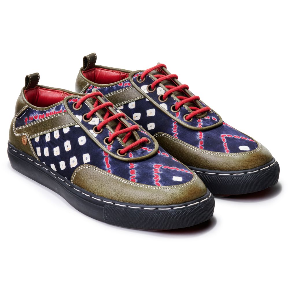 Banjaaran India Bandhni SneakesFor Women - Olive Green (discontinued)