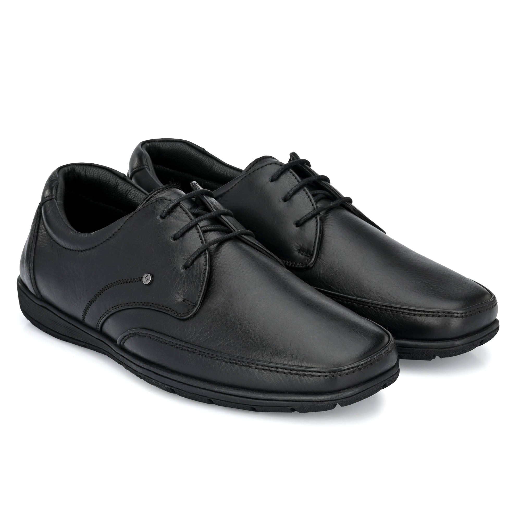 egoss-shoes Egoss Casual Derby Lace Up Leather Shoes For Men
