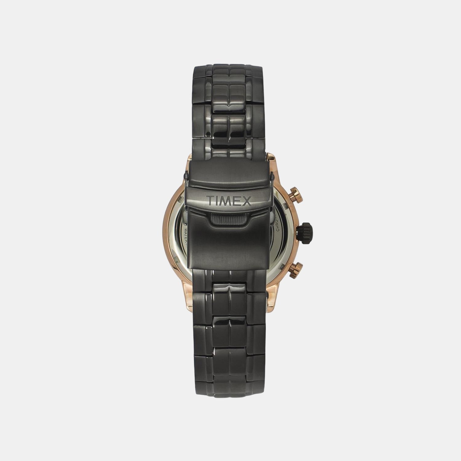 Timex E Class Men Quartz Black Dial Chronograph Stainless Steel Watch TWEG18601 - view 2