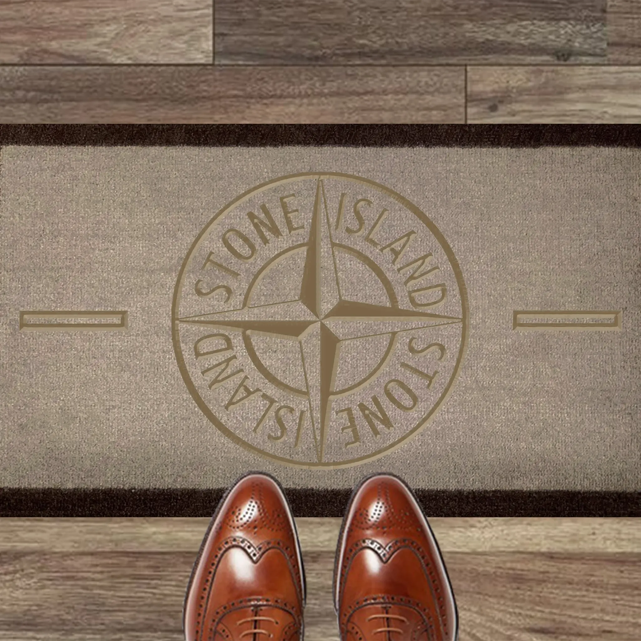 Dior Stone Island Doormat Light Brown 70x40cm - view 2