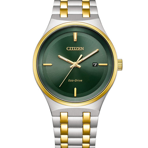 Citizen Eco-Drive Axiom Green Dial Men 40mm BM7654-57X