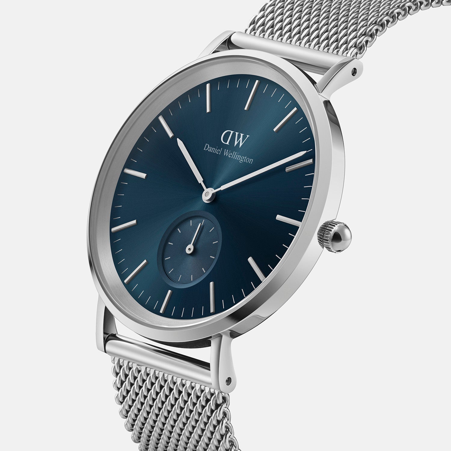 Daniel Wellington Classic Men Quartz Blue Dial Analog Stainless Steel Watch DW00100710K - view 2
