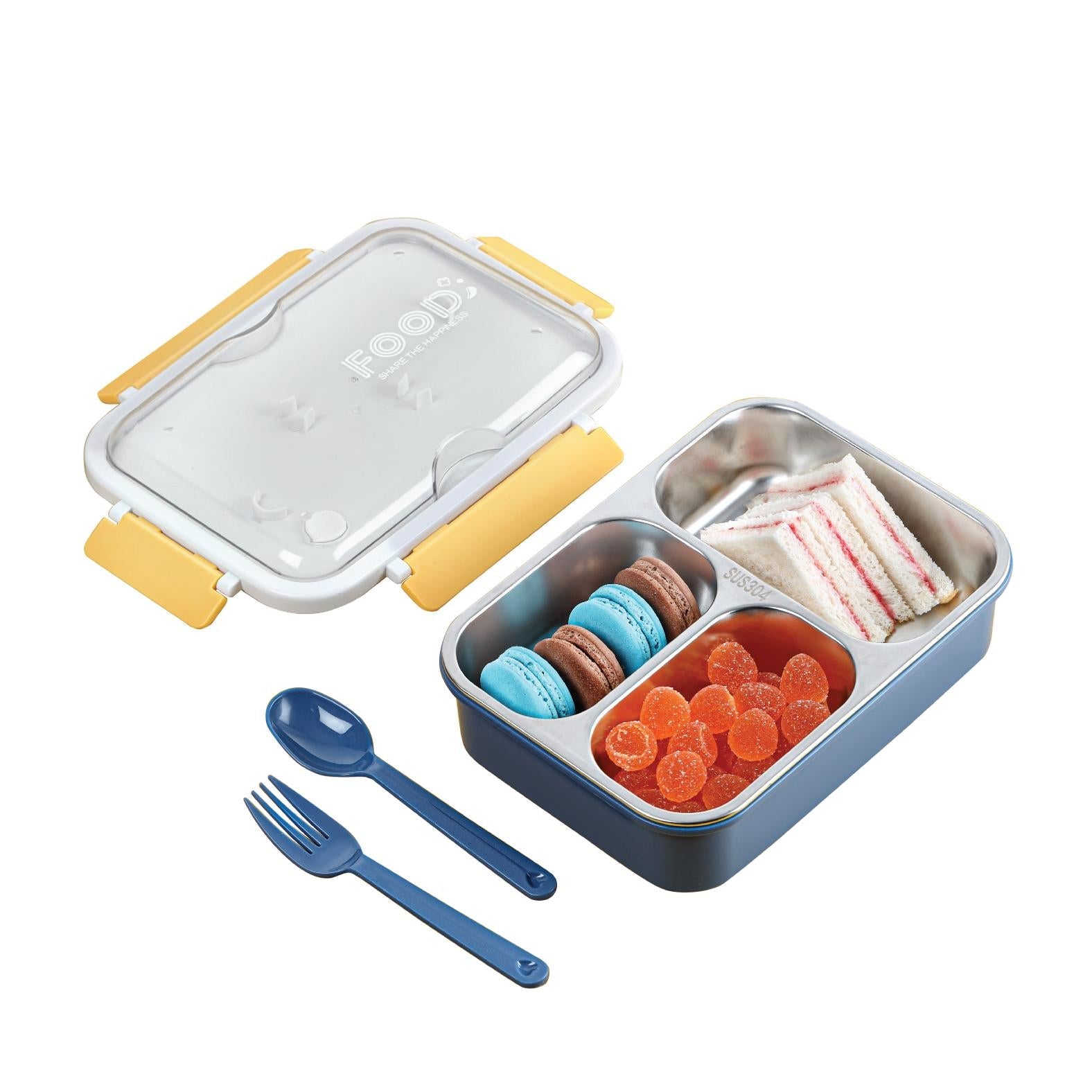Cello Meal Buddy Insulated Lunch Box with Flatware - view 6