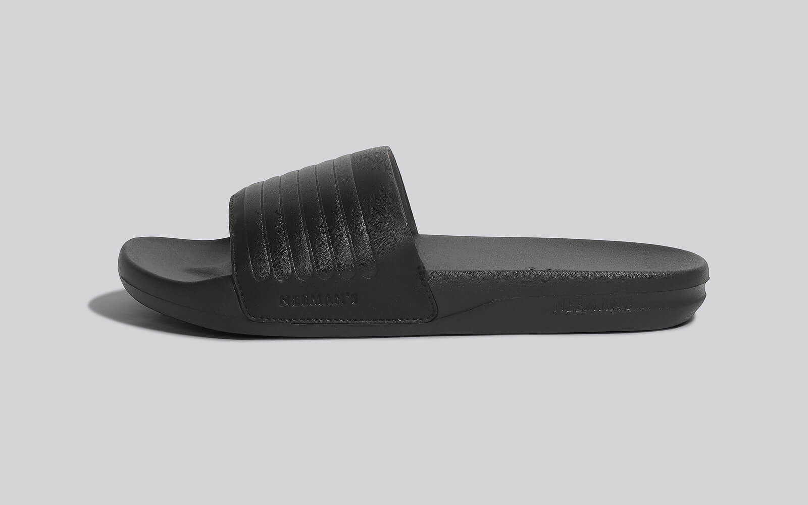 Neeman's FootBed Slides for Women : Black - view 2