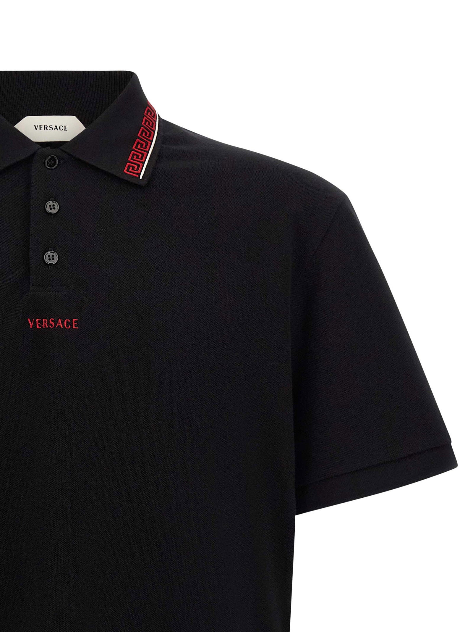 Versace Greca Polo Shirt – 100% cotton - view 3