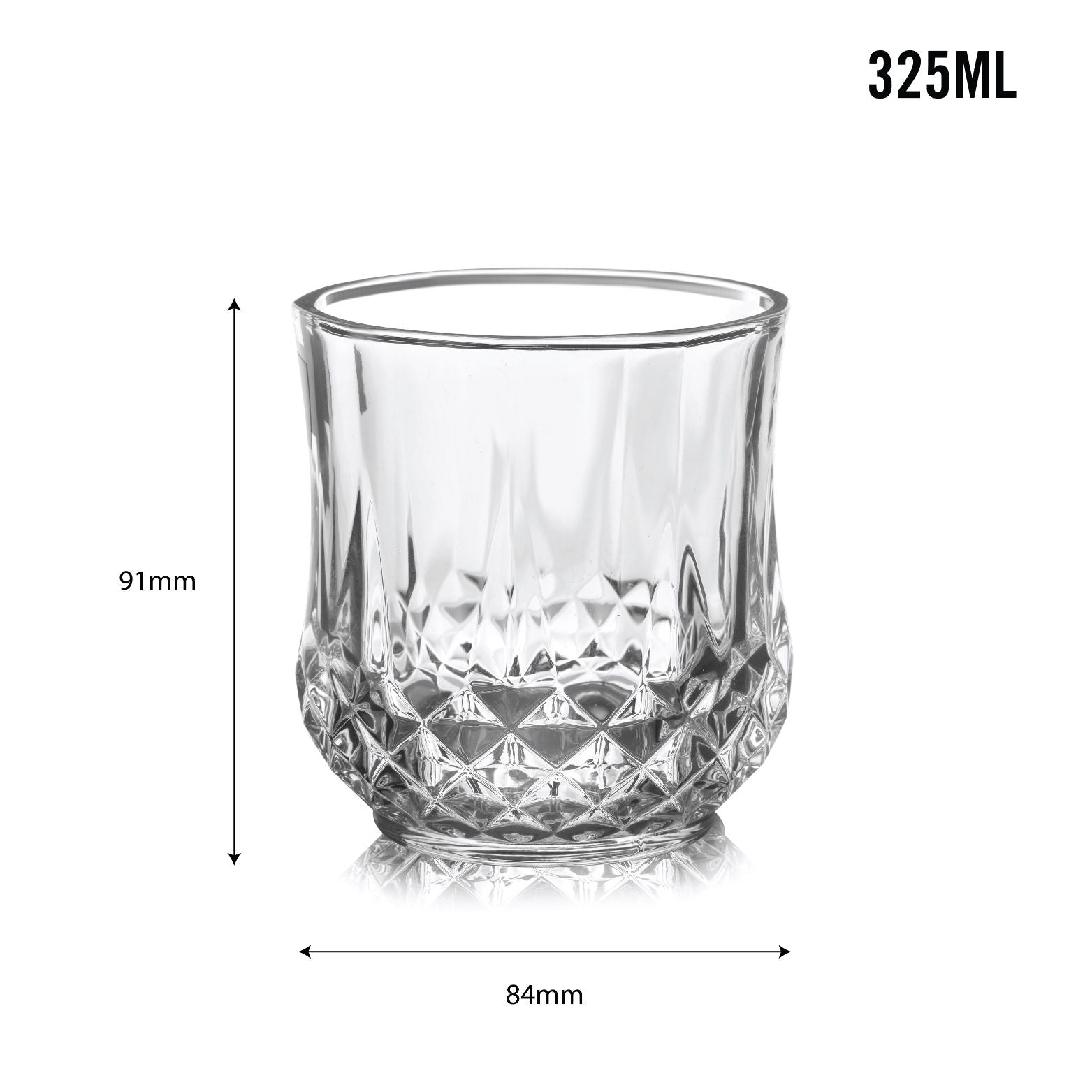 Cello Amore Glass Tumblers, Set of 6 – Clear - view 18
