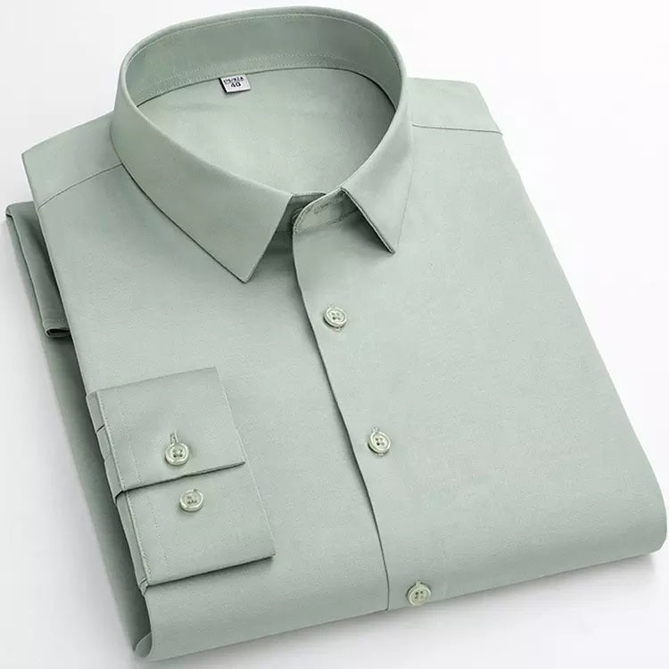 BlackTree Combo of 2 Cotton Shirt for Man (White and Pista) - view 2