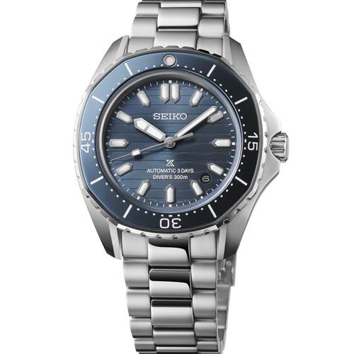 Diver s watch – Seiko Prospex Diver’s Watch Polygonal in Coastline-cobalt Blue Dial Men 41.25mm SPB483J1
