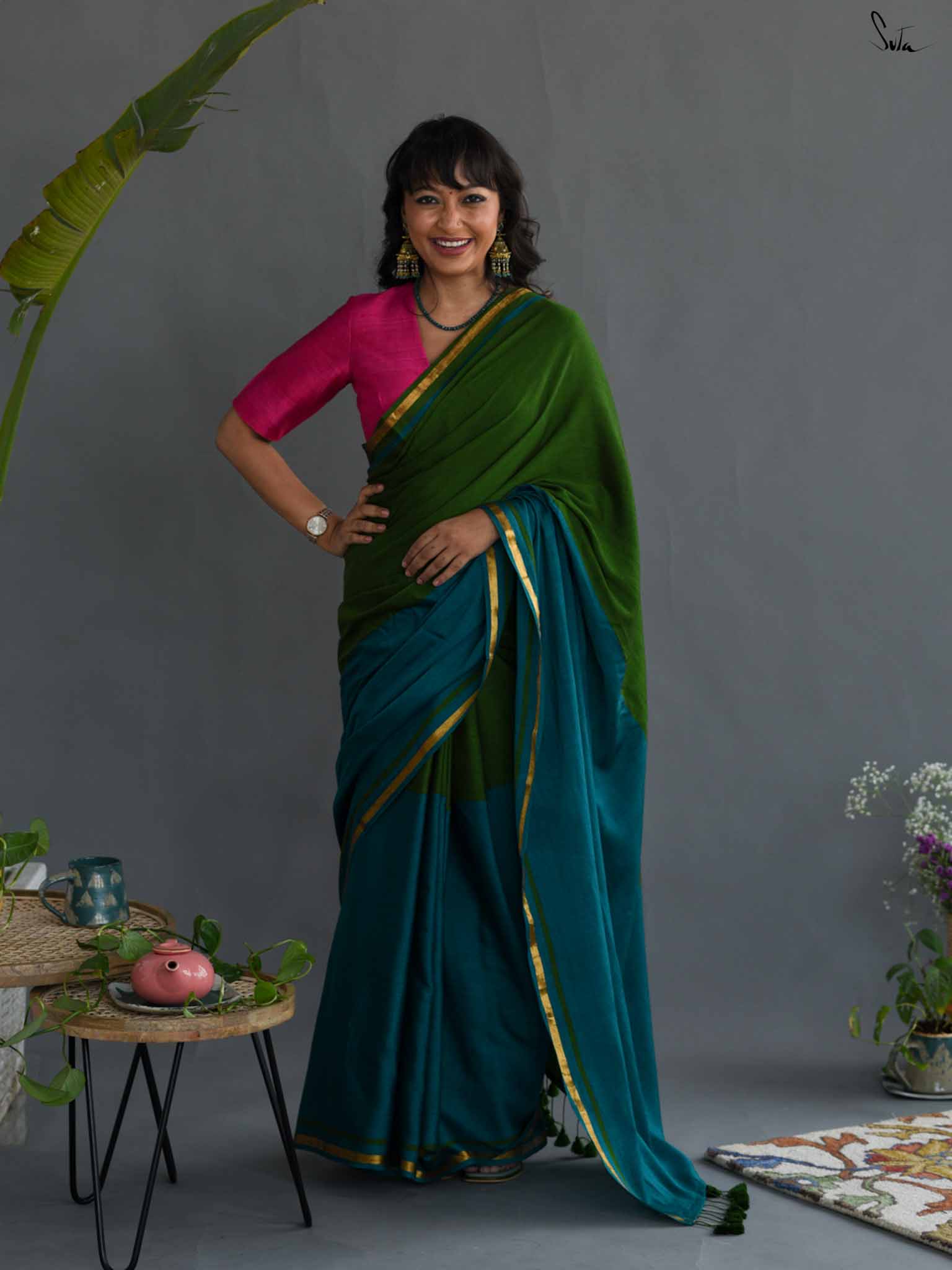 Women's sarees – suta.in Aarifa – Women's