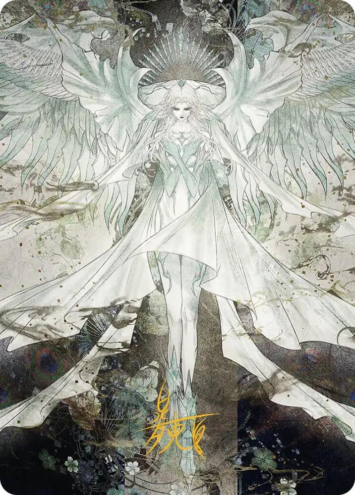 Hydaelyn the mothercrystal – Magic 34/53 - Hydaelyn, the Mothercrystal Art Card [FINAL FANTASY: Art Series] [Gold-Stamped]