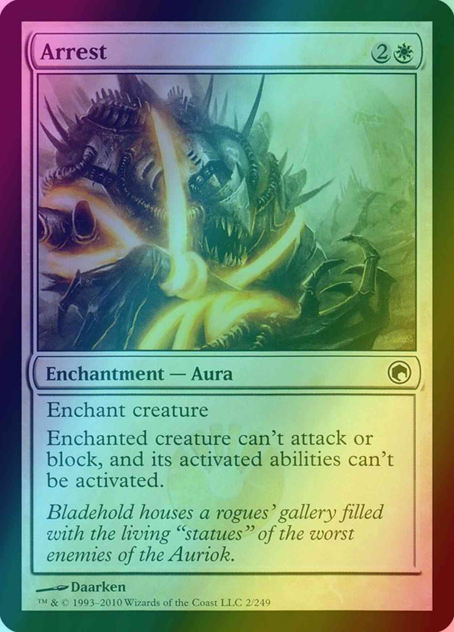 Arrest 2 scars – Magic Arrest [2] [Scars Of Mirrodin] [Foil]