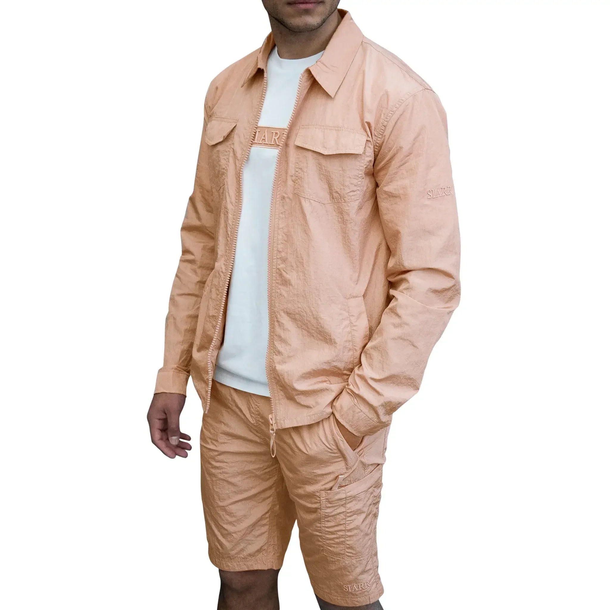 SIARR Crinkle Pink Overshirt - view 2