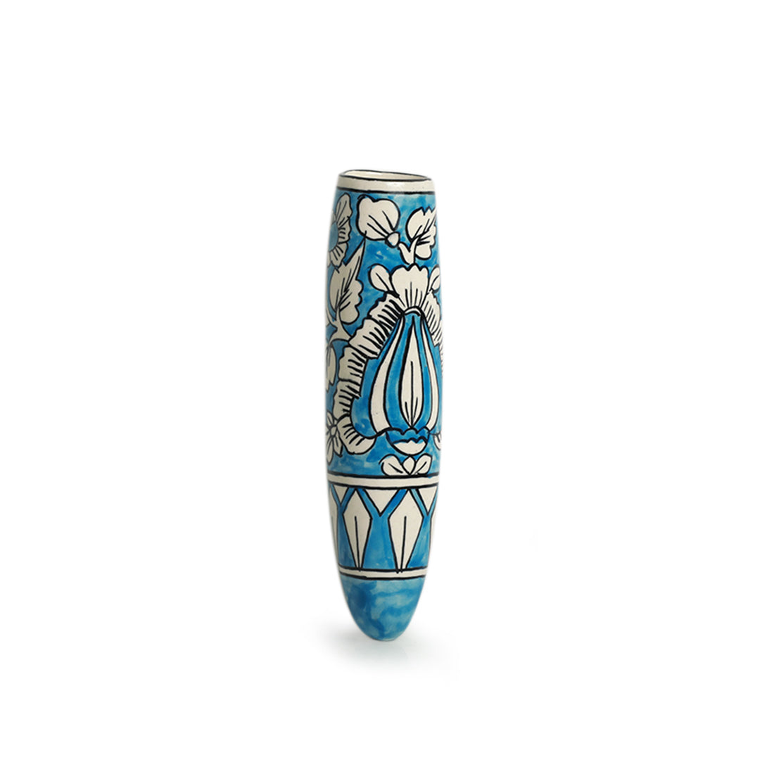 EXCLUSIVELANE 'Mughal Heaven' Magnetic Fridge Planter In Ceramic - view 2