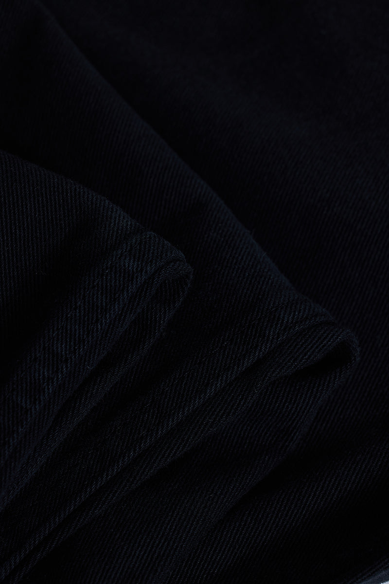 SNITCH Navy Baggy Fit Jeans - view 8