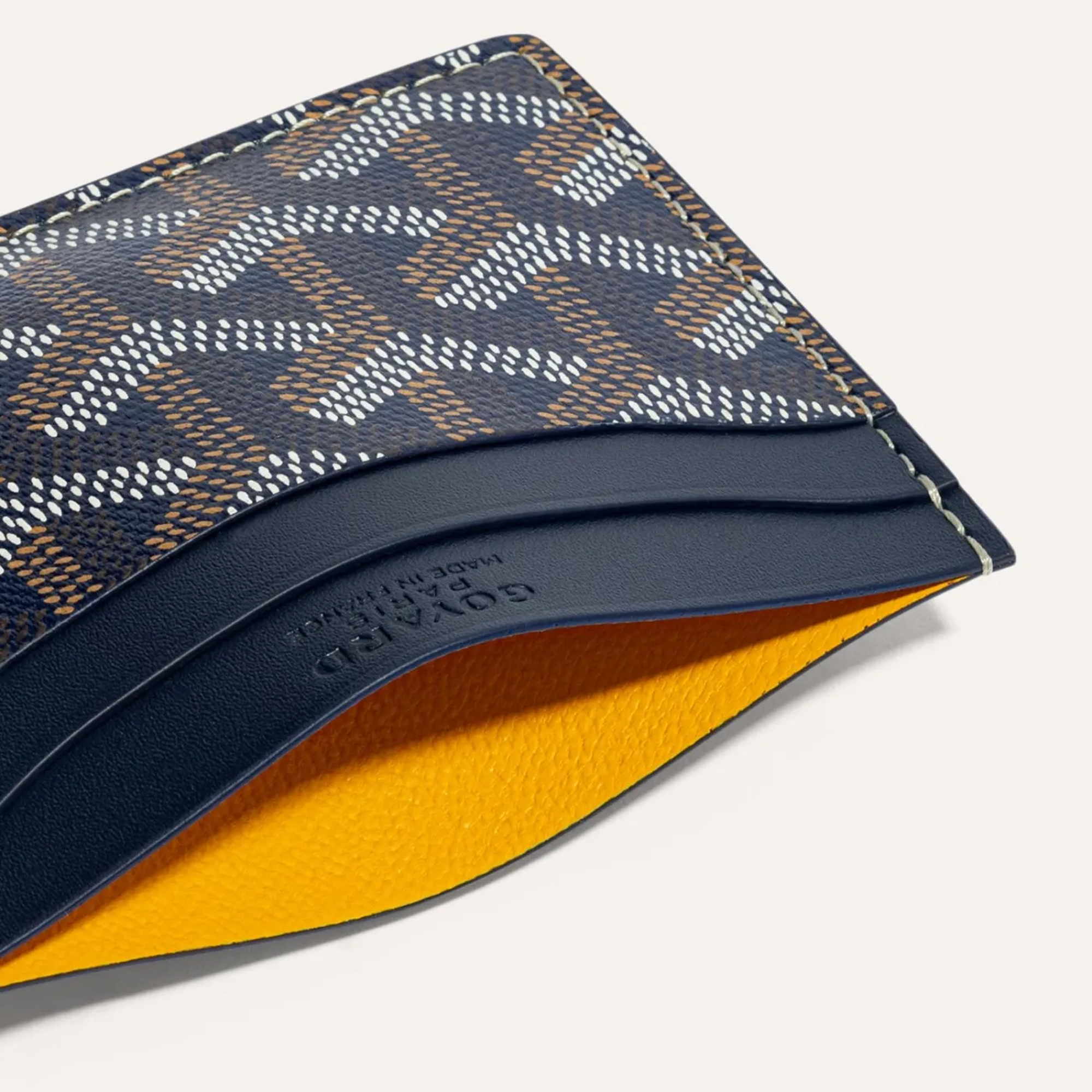 Goyard Saint-Sulpice Card Wallet Navy Blue - view 2