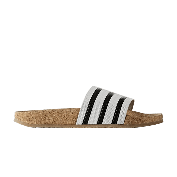 Yeezy adidas Adilette Slides Cork White Black (Women's)