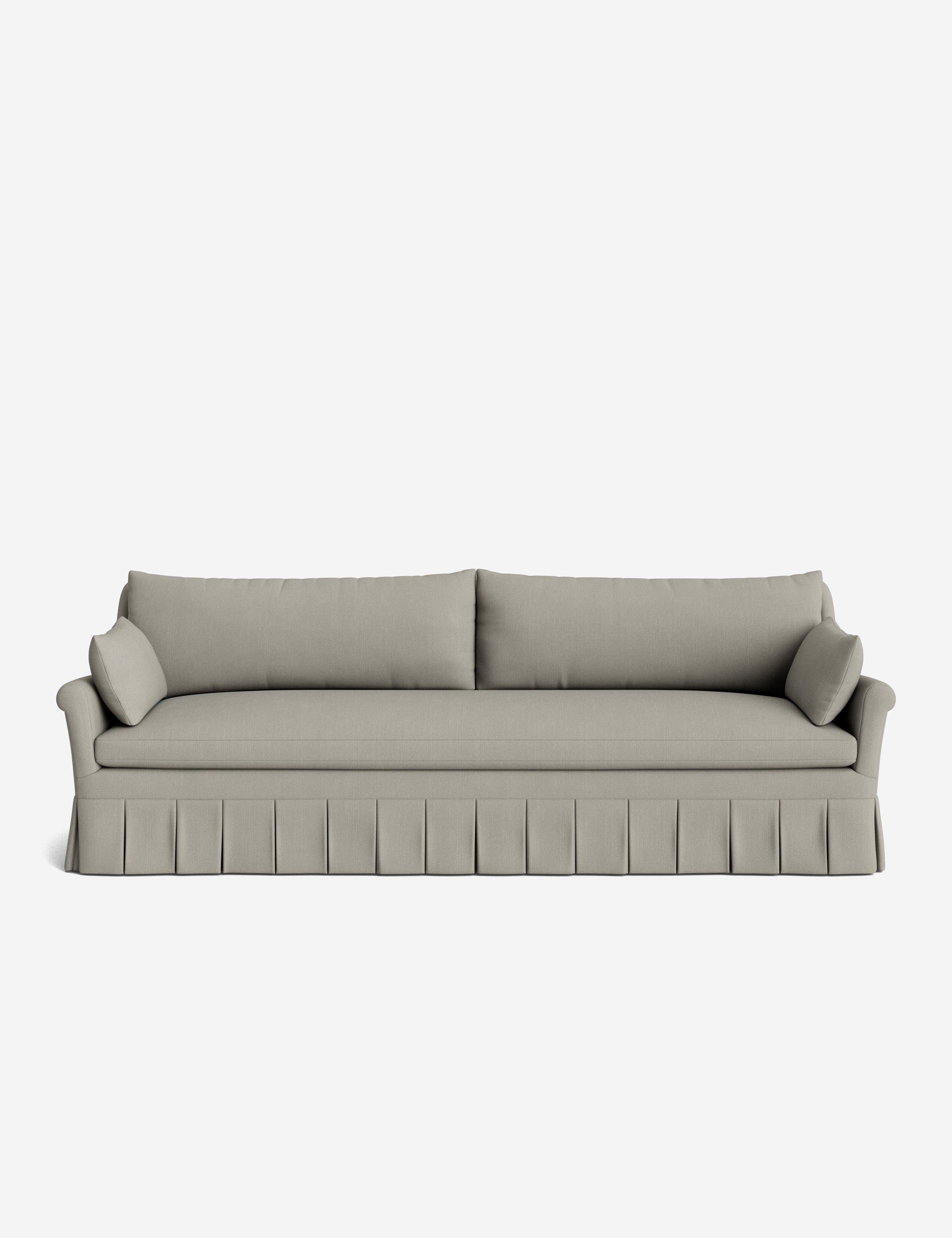 Lulu and Georgia Portola Rolled Arm Pleated Sofa - view 174