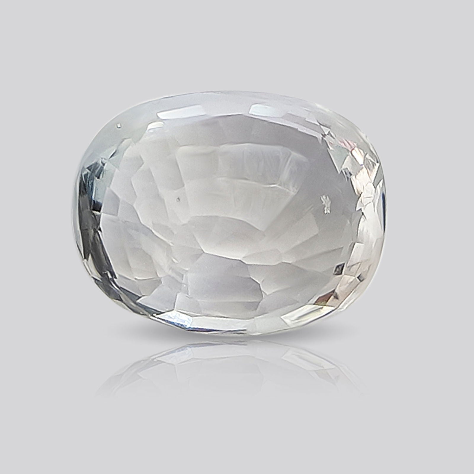 Gemsmantra White Sapphire (5.81 ratti) - view 2