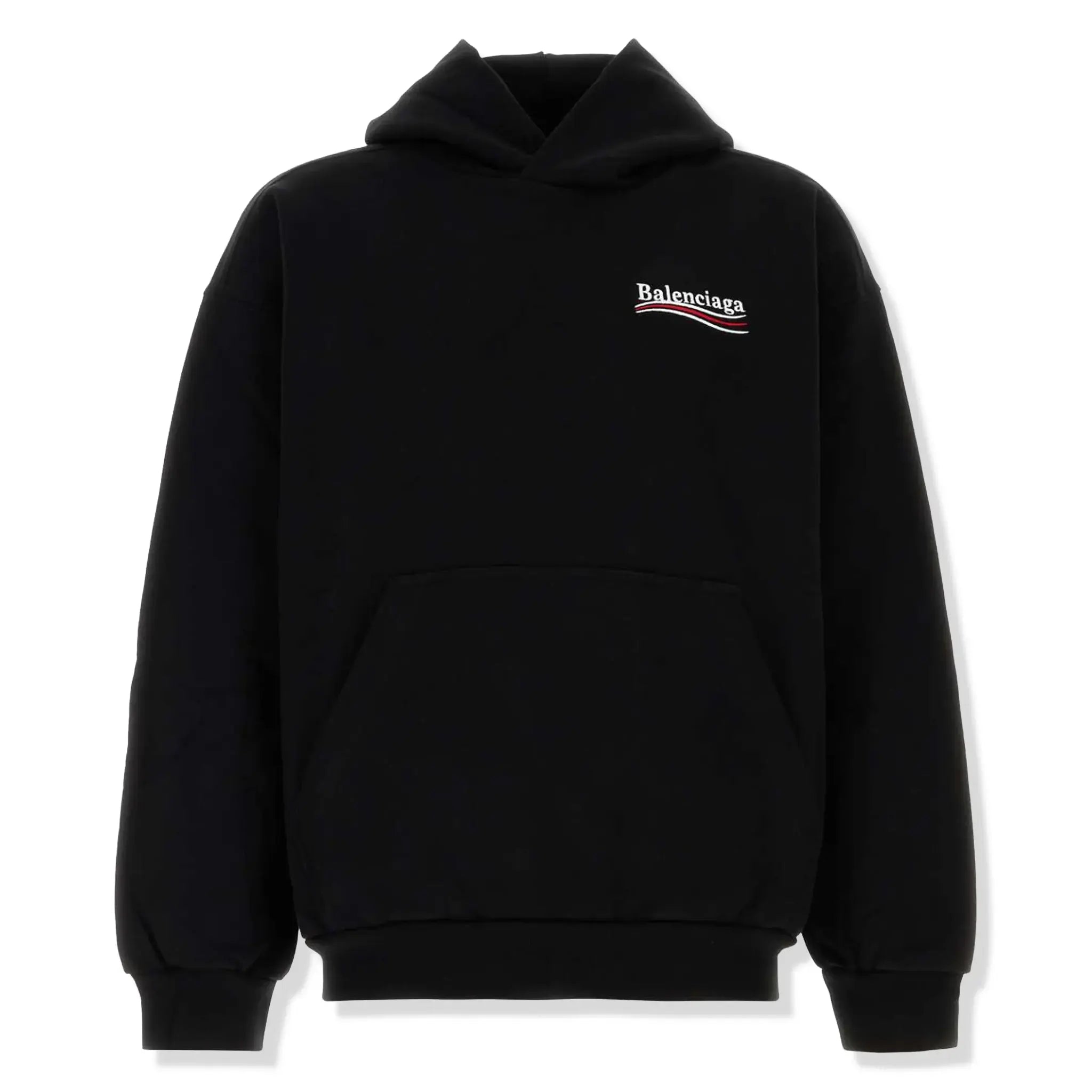 Preloved - Balenciaga Political Logo Black Hoodie