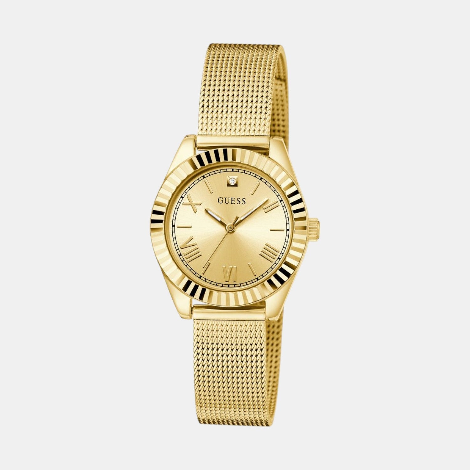 Guess Dress Women Quartz Champagne Dial Analog Mesh Watch GW0842L2 - view 3
