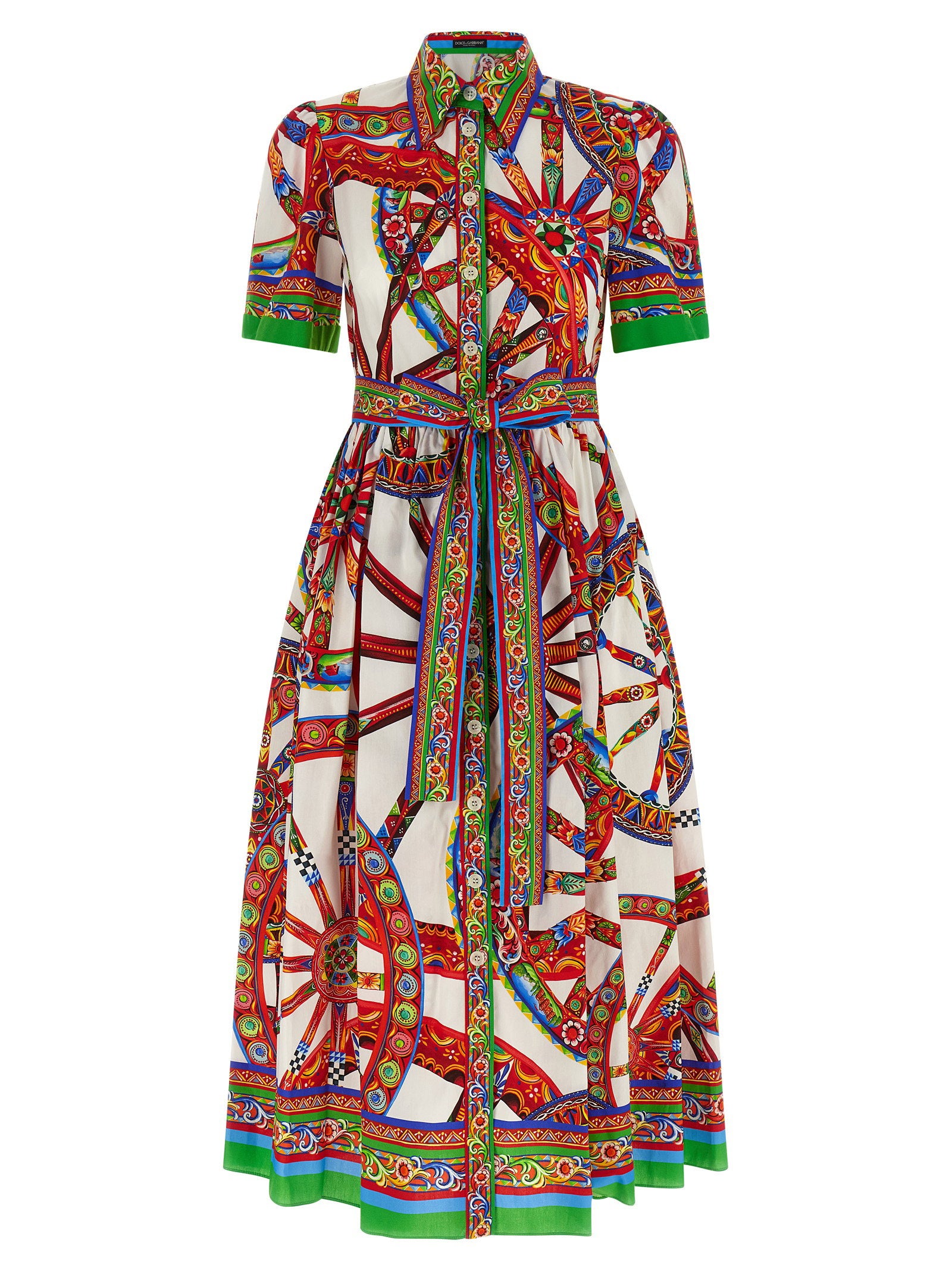 Dolce & Gabbana Carretto Dress – 100% cotton