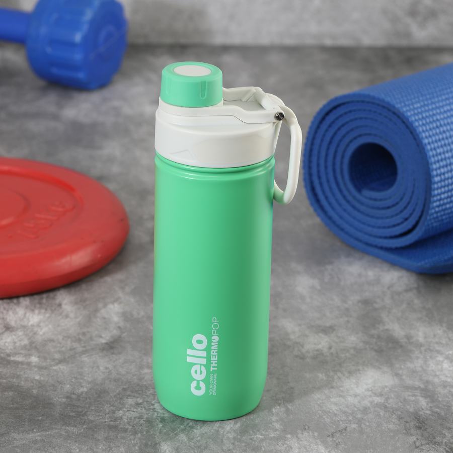 Cello Pop Hot & Cold Stainless Steel Kids Water Bottle, 600ml - view 4