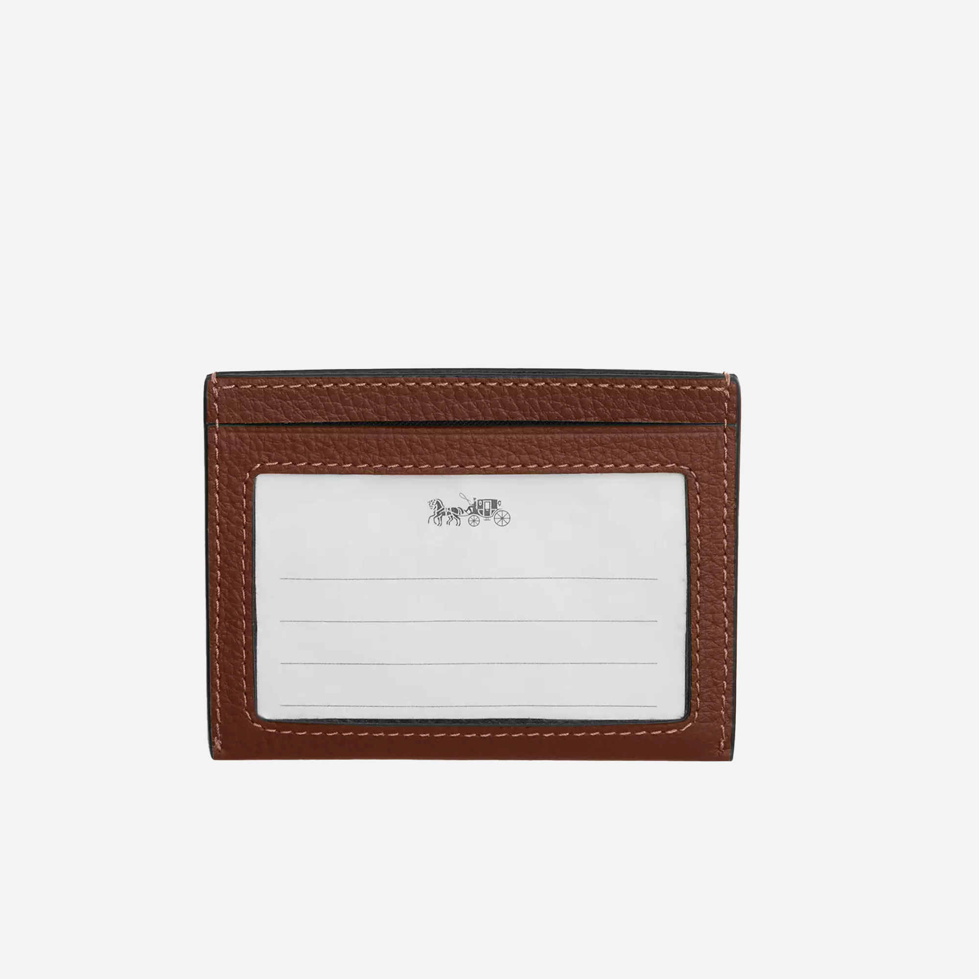 COACH Slim Id Card Case Saddle - view 2