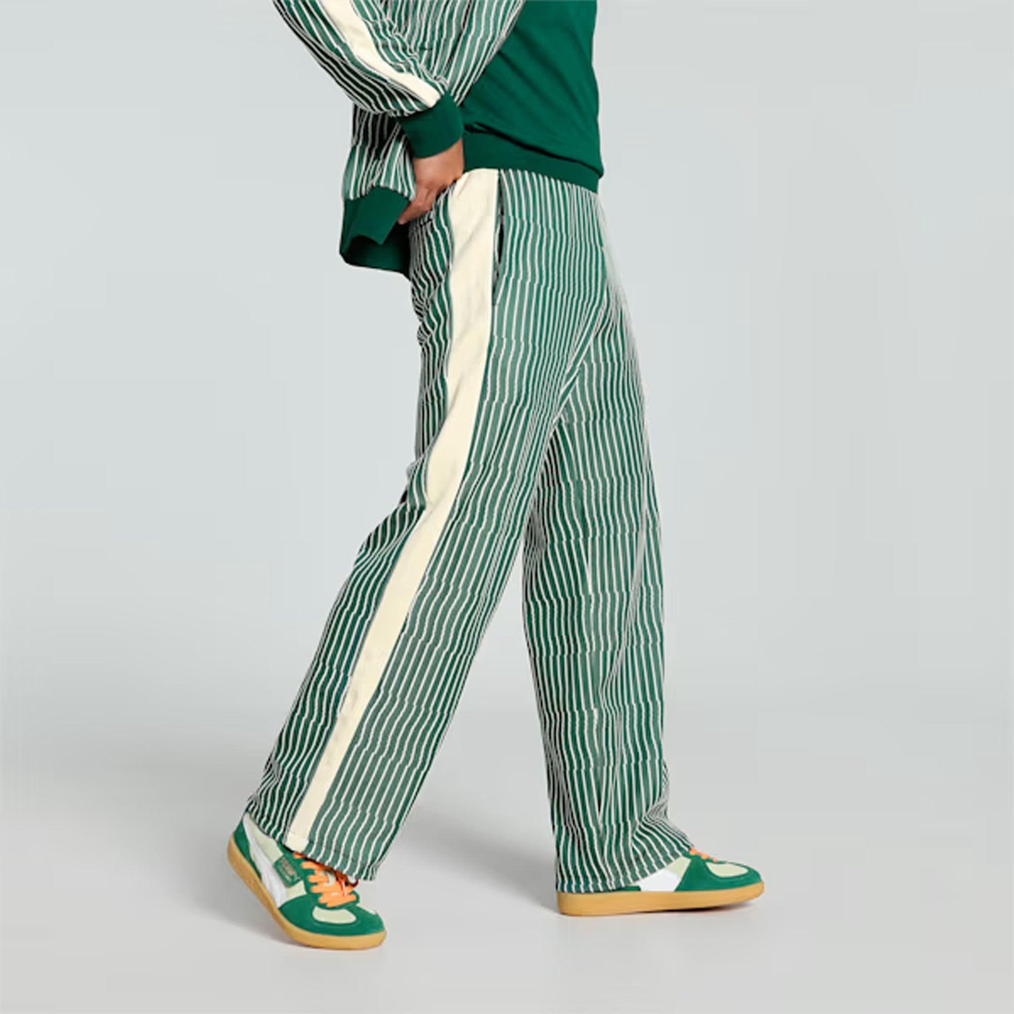 Puma | Players Lane T7 Pants { Dark Myrtle - view 2