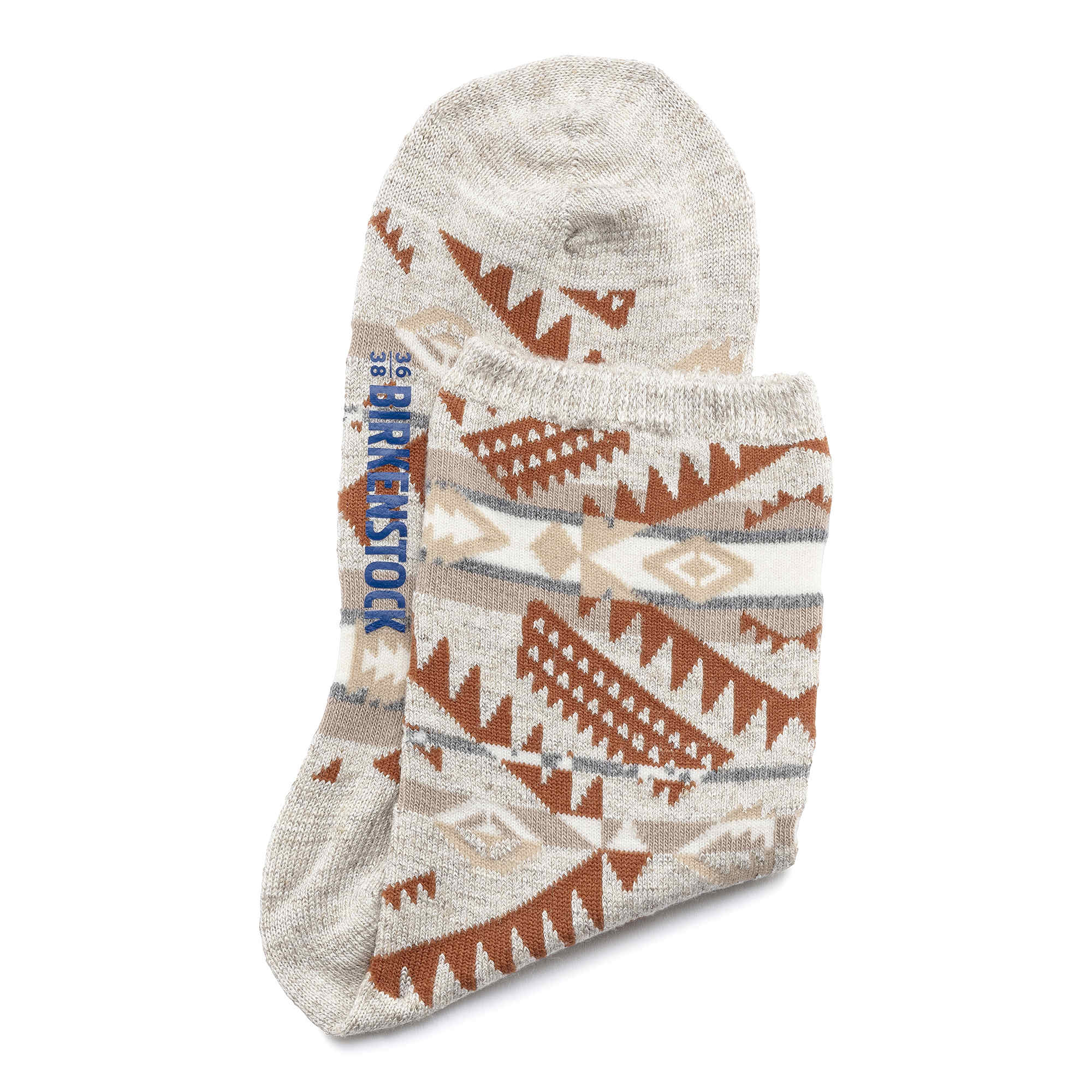 Birkenstock Linen Socks – White White/Eggshell