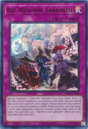 Yu-Gi-Oh! Big Welcome Labrynth - RA04-EN104 - Ultra Rare - 1st Edition