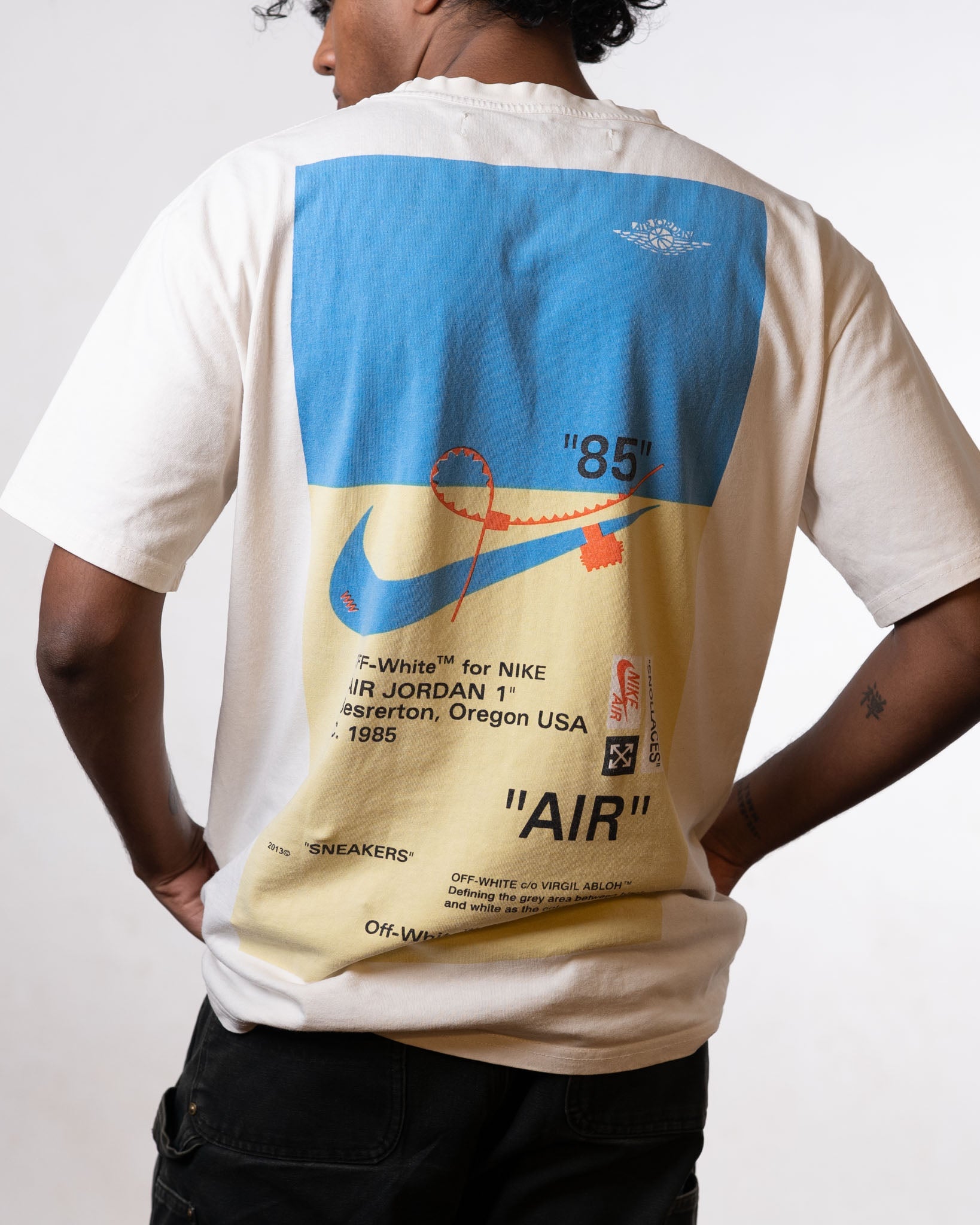 Nike Air Jordan x Off White Basic Tee - view 3