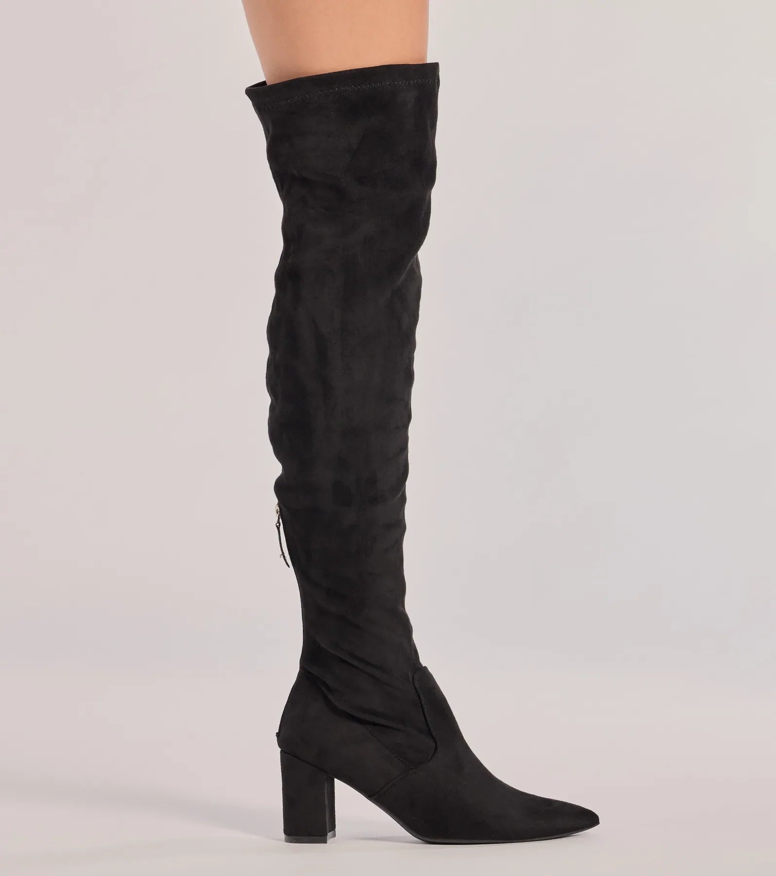 Windsor Feelin' Fab Faux Suede Over-The-Knee Boots - view 3