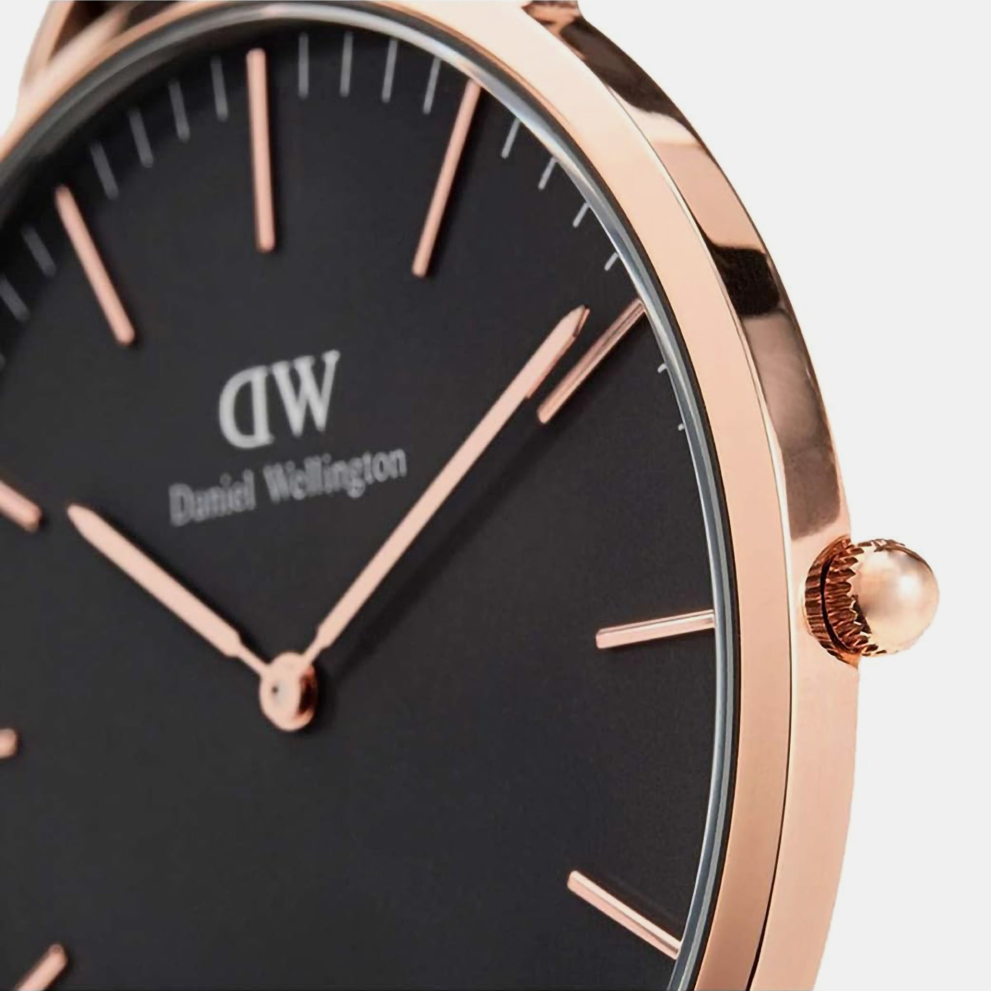 Daniel Wellington Classic Men Quartz Black Dial Analog Leather Watch DW00100127 - view 5