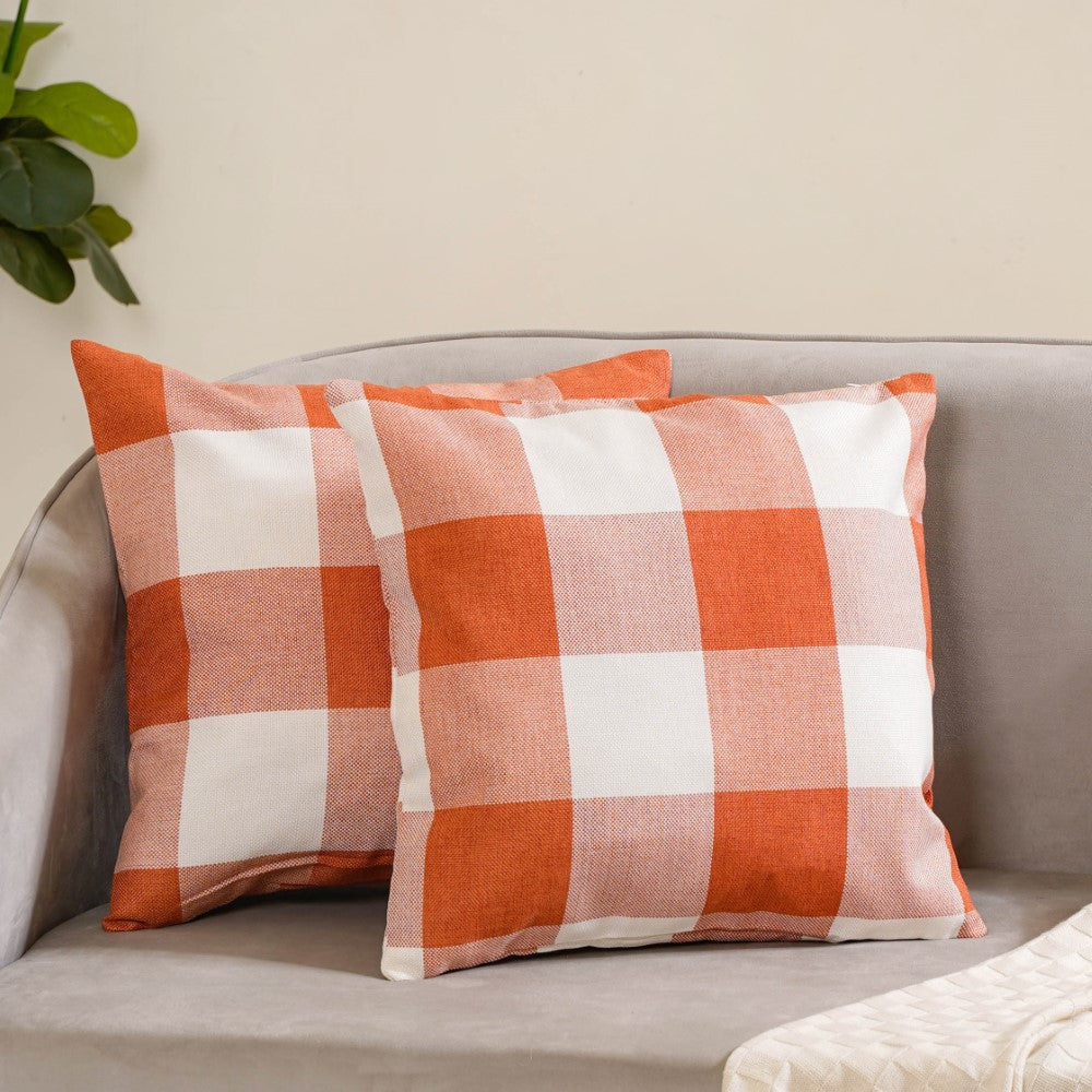 Nestasia Checked Cushion Cover Set of 2 - view 3