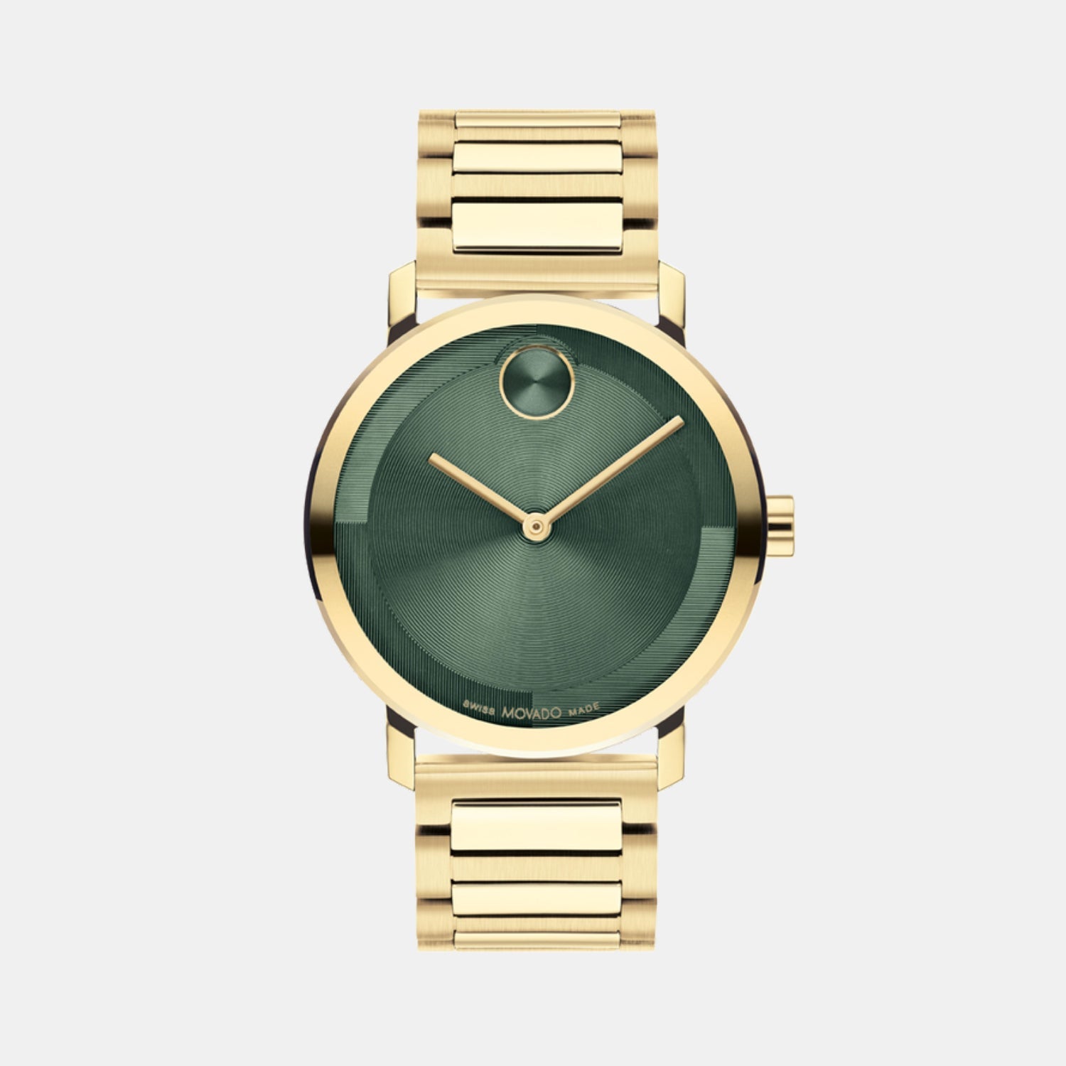Movado Bold Evolution 2.0 Men Quartz Green Dial Analog Stainless Steel Watch 3601156