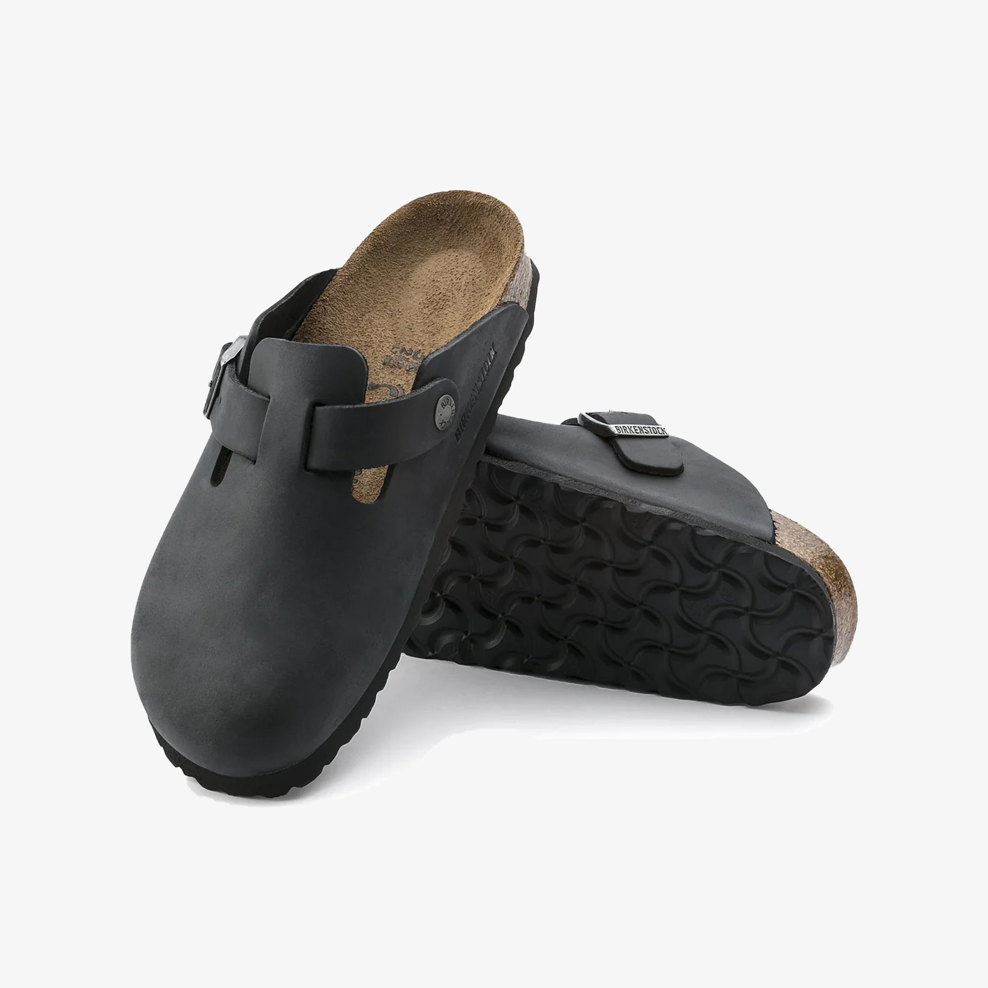 Birkenstock | BOSTON OILED LEATHER { BLACK