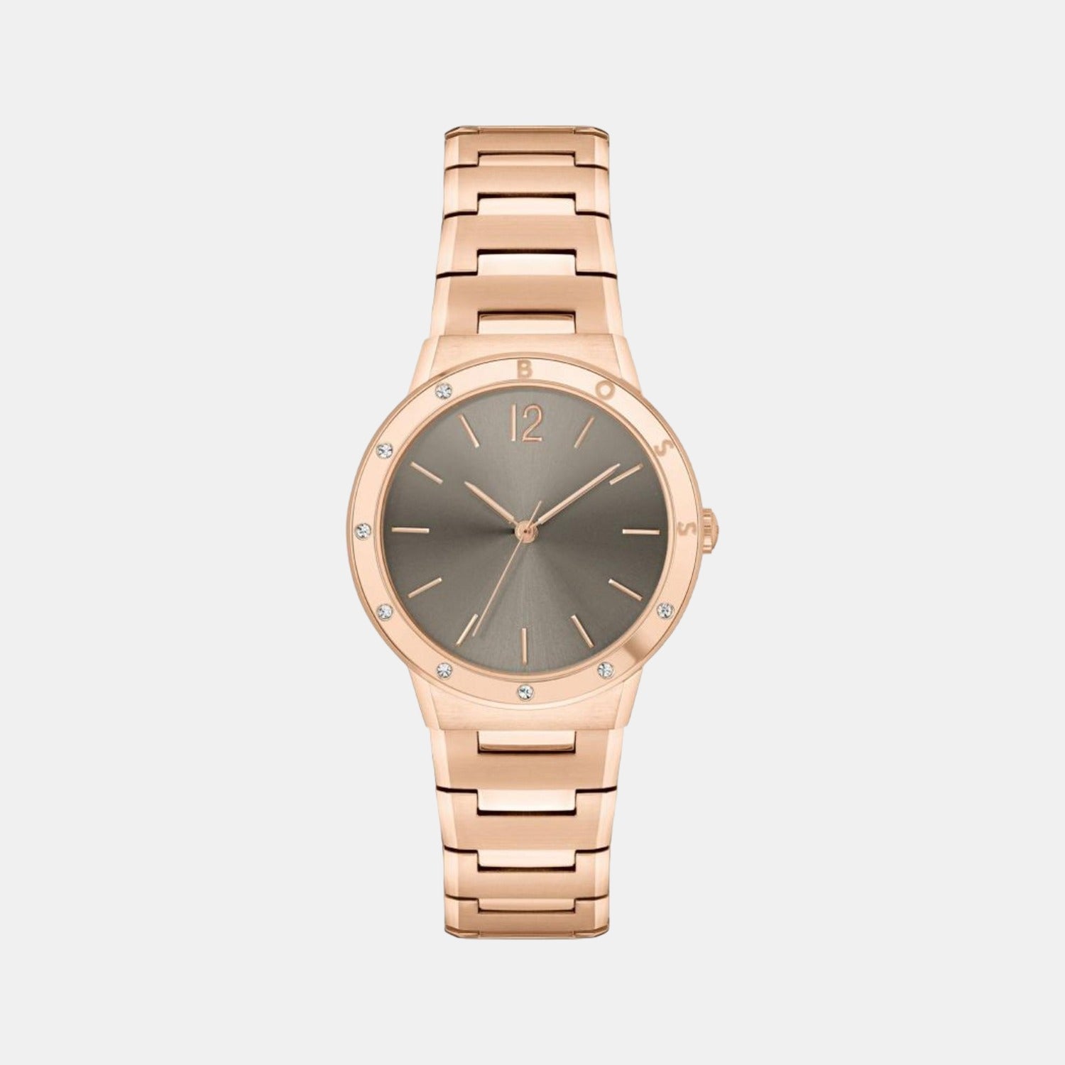 Boss Breath Women Quartz Brown Dial Analog Stainless Steel Watch 1502651