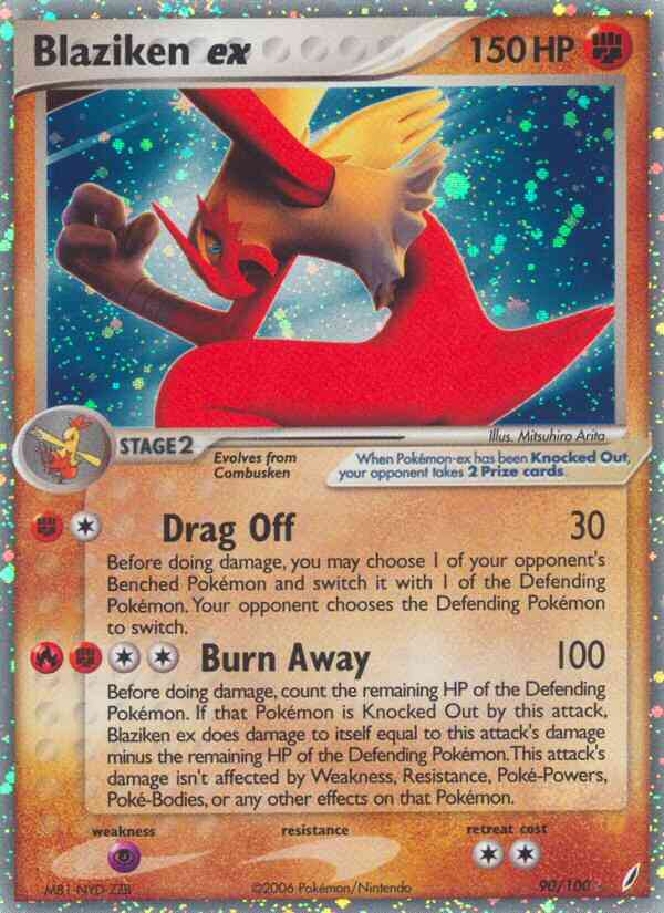 Pokémon Blaziken ex - 90/100 - Rare Holo EX [ex14-90] [Ultra]
