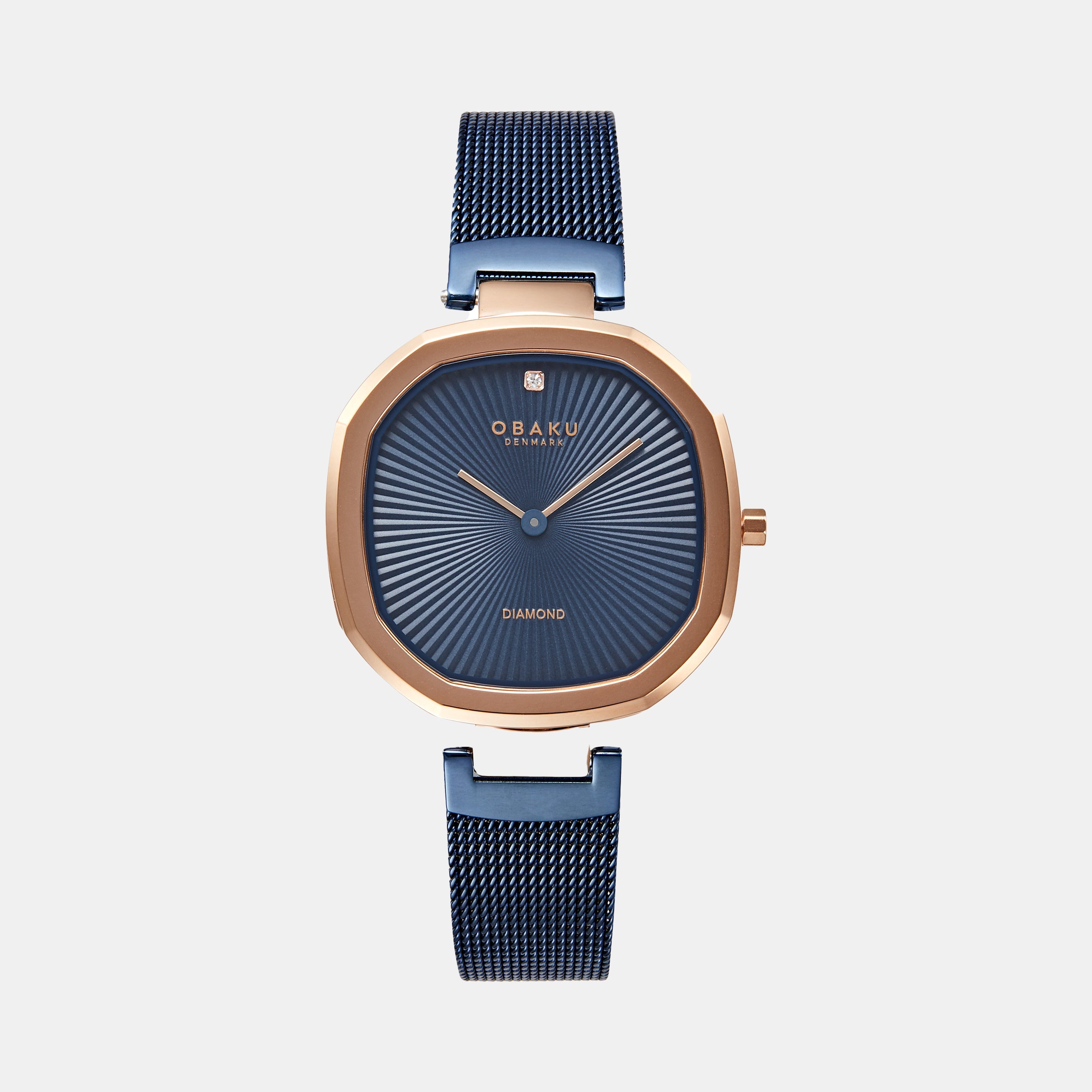 Obaku Brilliant Women Quartz Blue Dial Analog Stainless Steel Watch V277LXVLML