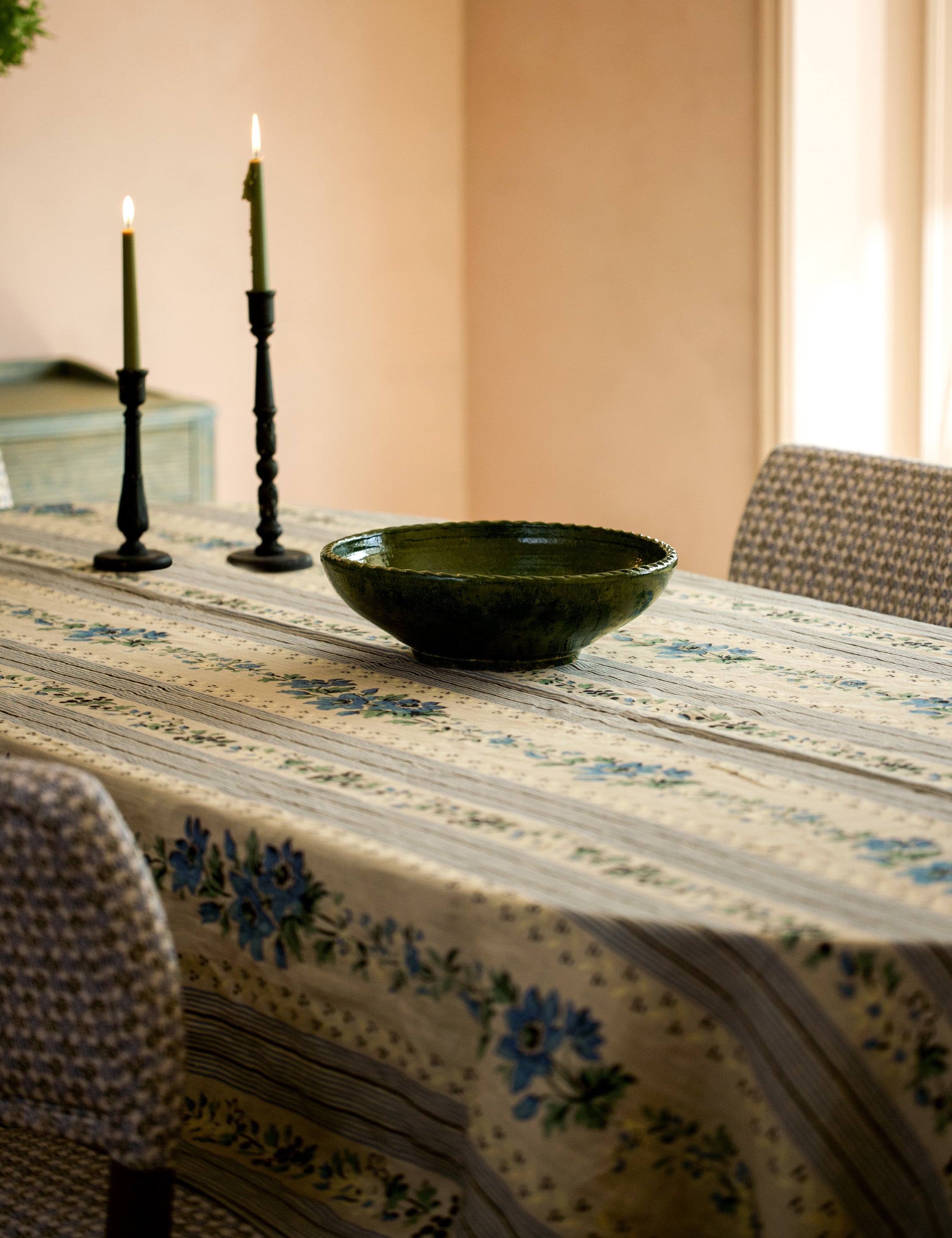 Lulu and Georgia Golden Linen Tablecloth by Heidi Caillier - view 2