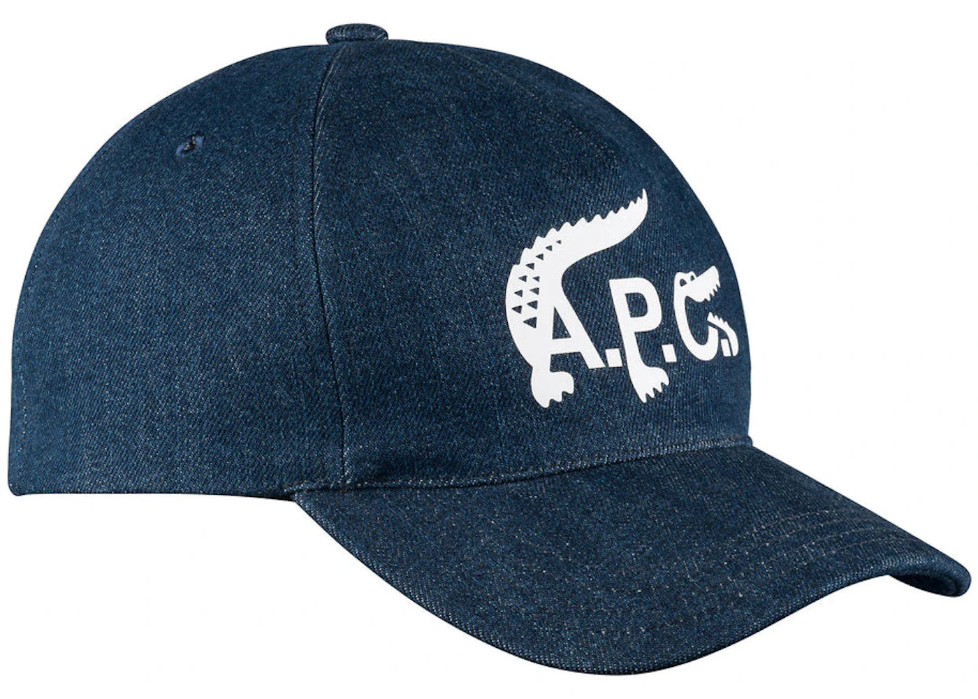 P c x – A.P.C. x Lacoste Denim Baseball Cap Indigo