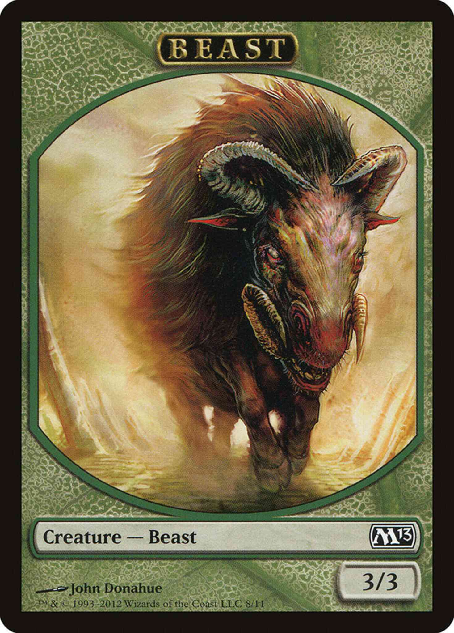 Token 08 magic – Beast Token [08] [Magic 2013 Tokens] [Non-Foil]