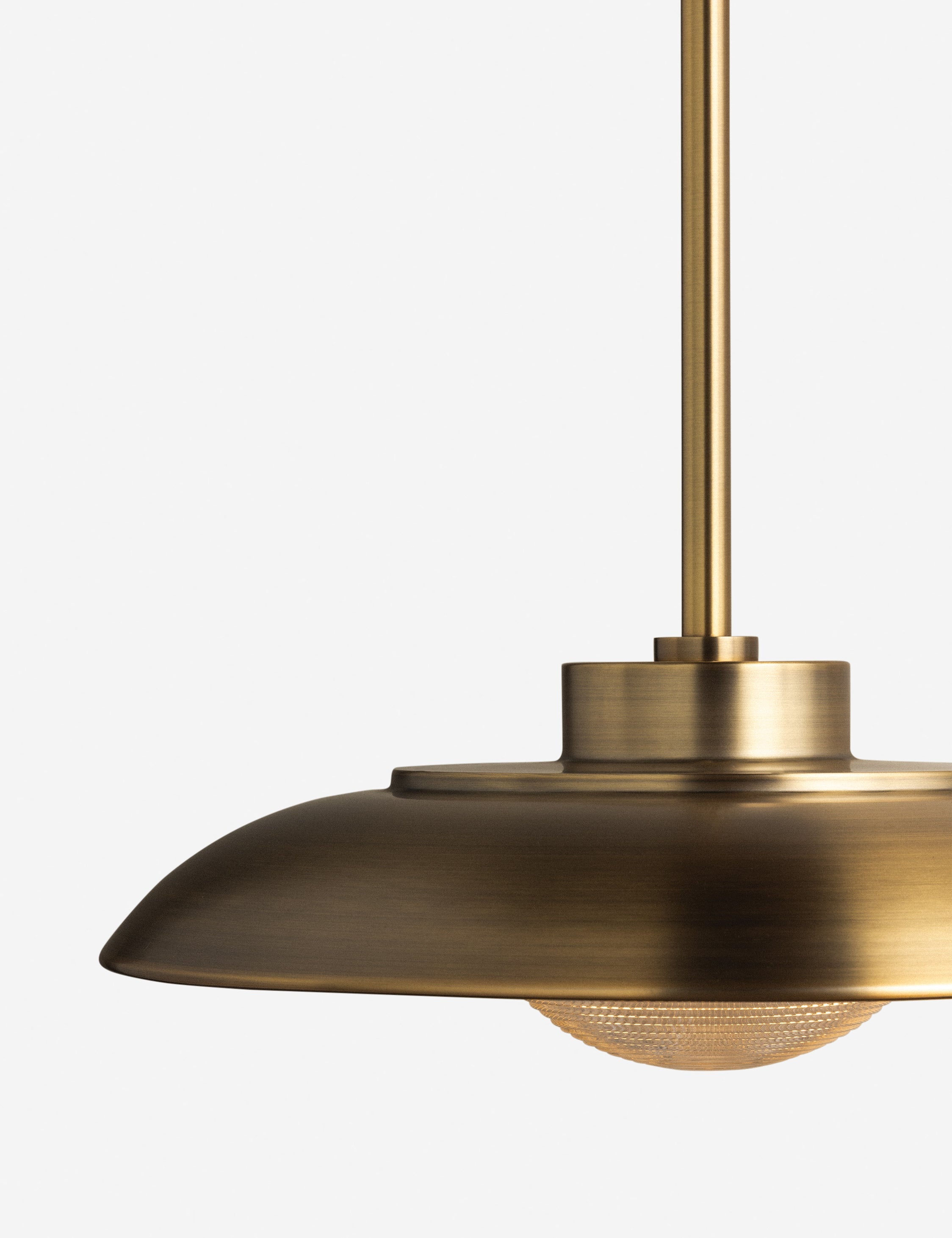 Lulu and Georgia Toro Pendant Light – Aged Brass - view 4