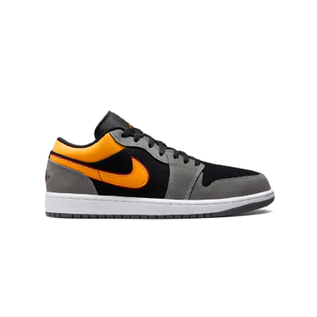 Kicks Machine Air Jordan 1 Low Light Graphite Vivid Orange Sale