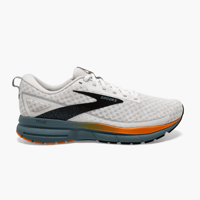 HYPE ELIXIR Brooks Running Trace 3 White/Orange/Goblin Blue