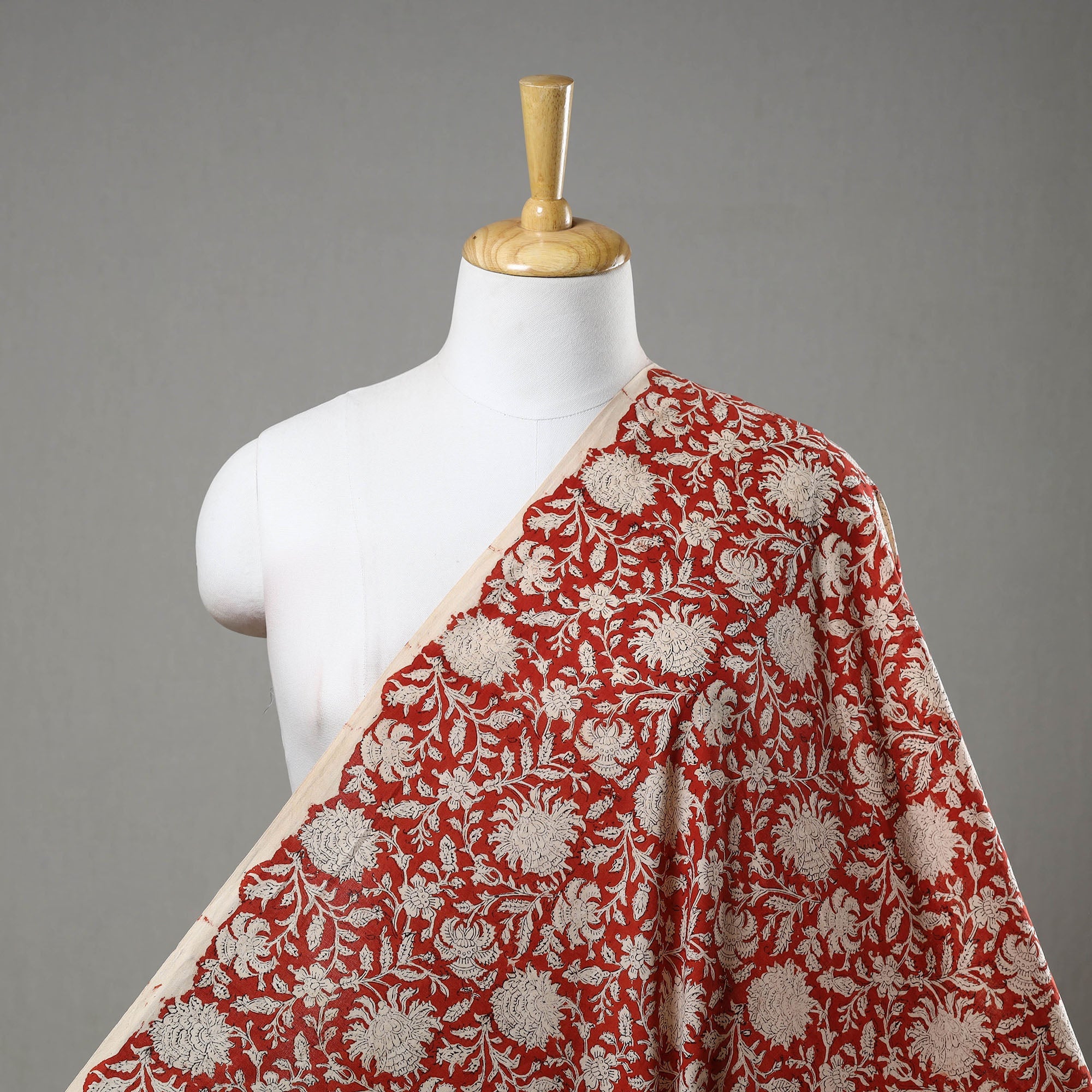 HAVELI CHRONICLES Block Printed Cotton Bagru Fabric 02