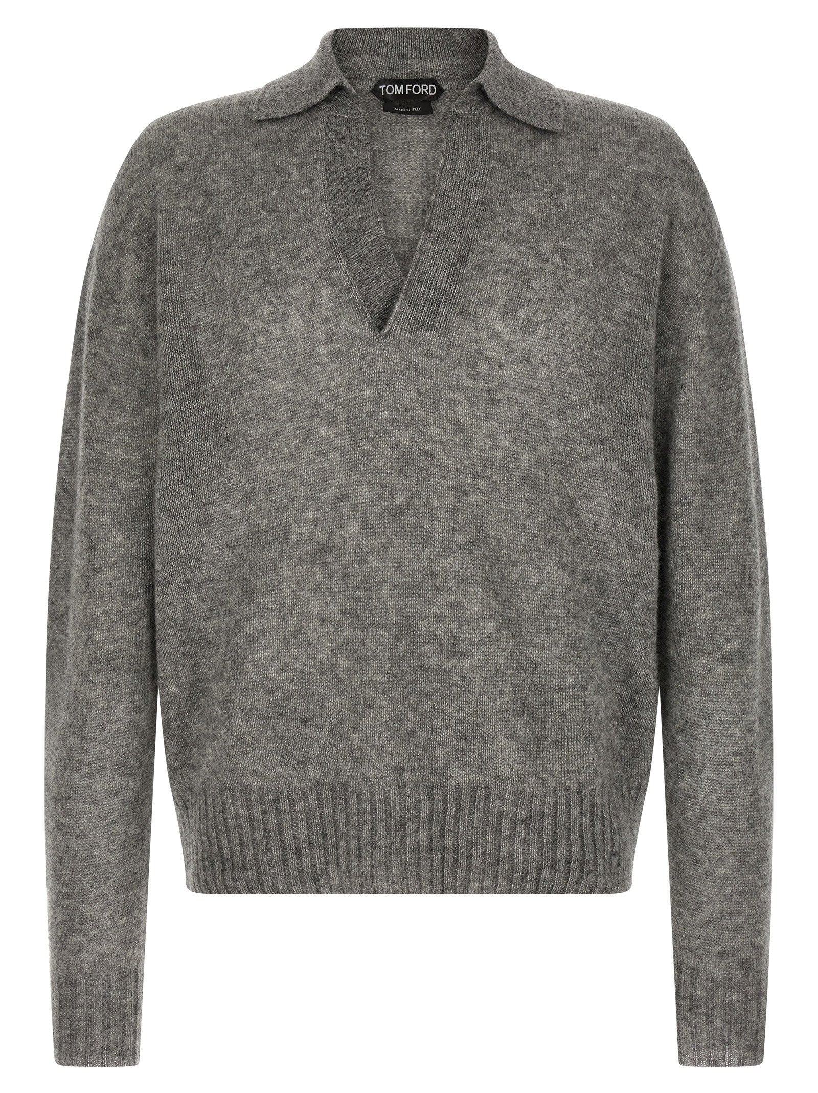 Tom Ford Cashmere And Silk Polo Shirt – 74% cachemire 26% silk
