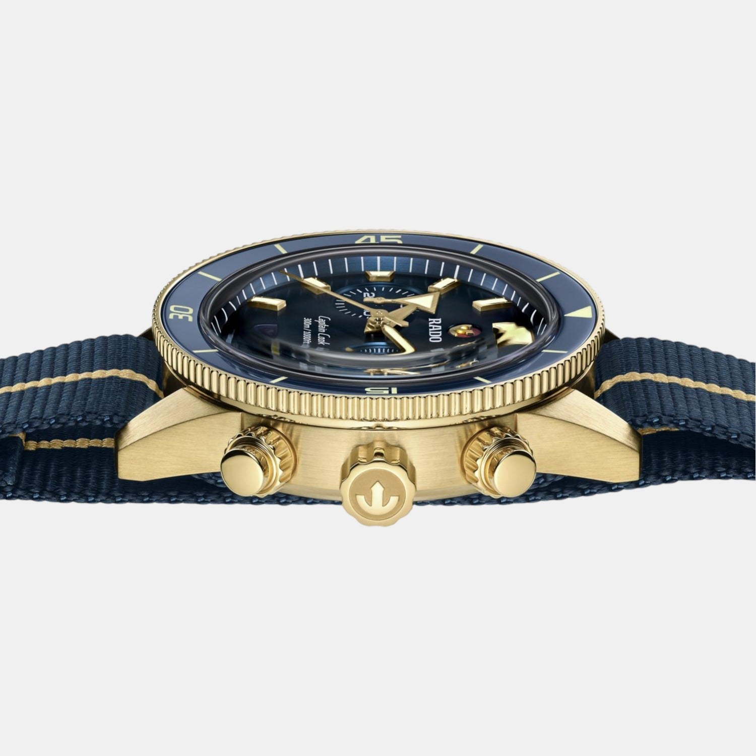 Rado Captain Cook Men Automatic Blue Dial Chronograph Fabric Watch R32146208 - view 2