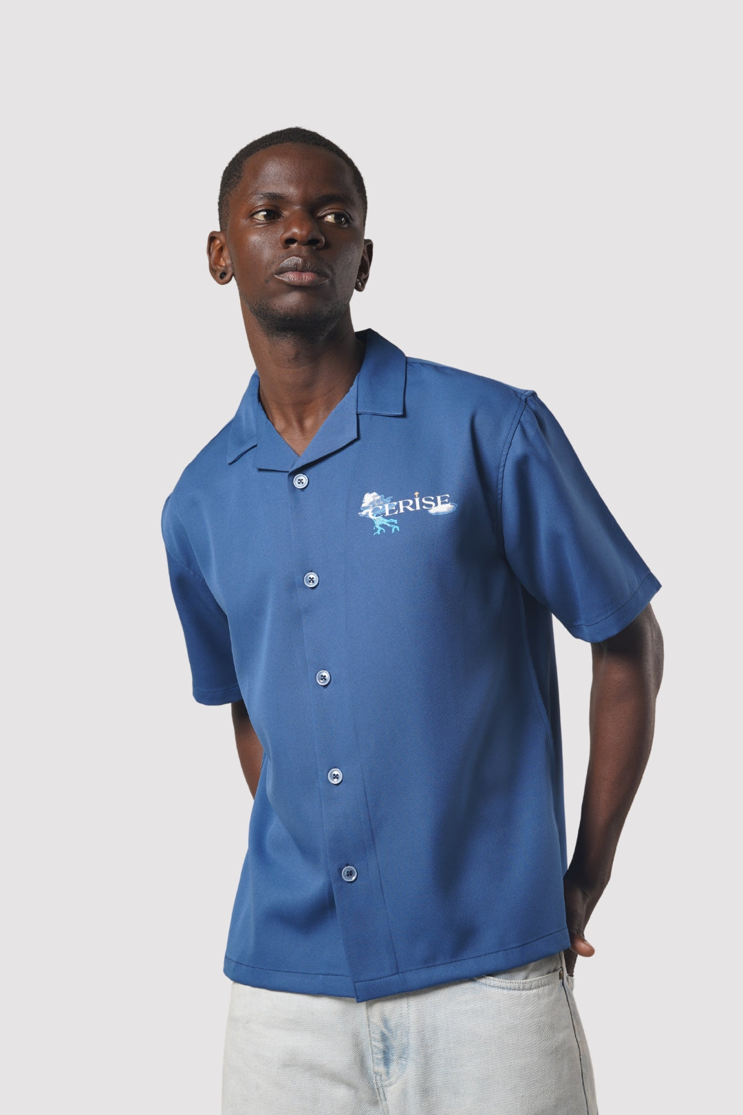 Cerise Clothing Wings Of Grace Bowling Shirt - view 5
