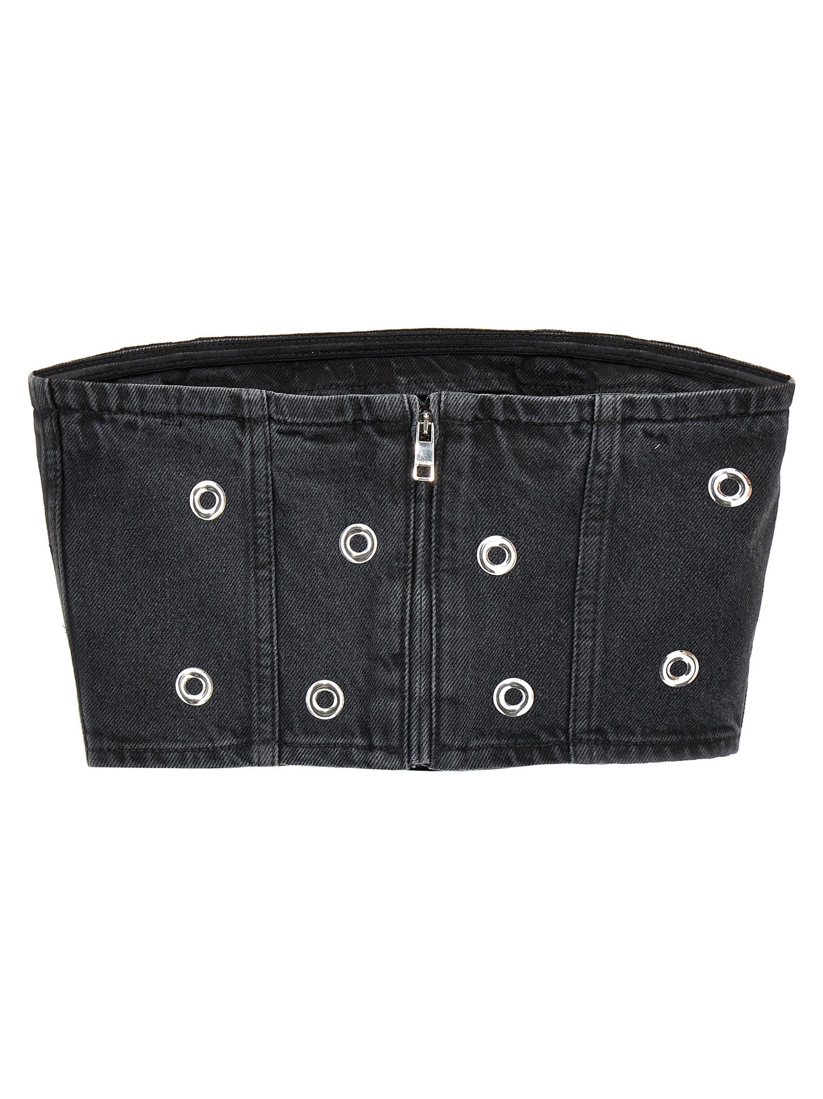 Rotate Birger Christensen Studded Denim Top – 100% organic cotton - view 2